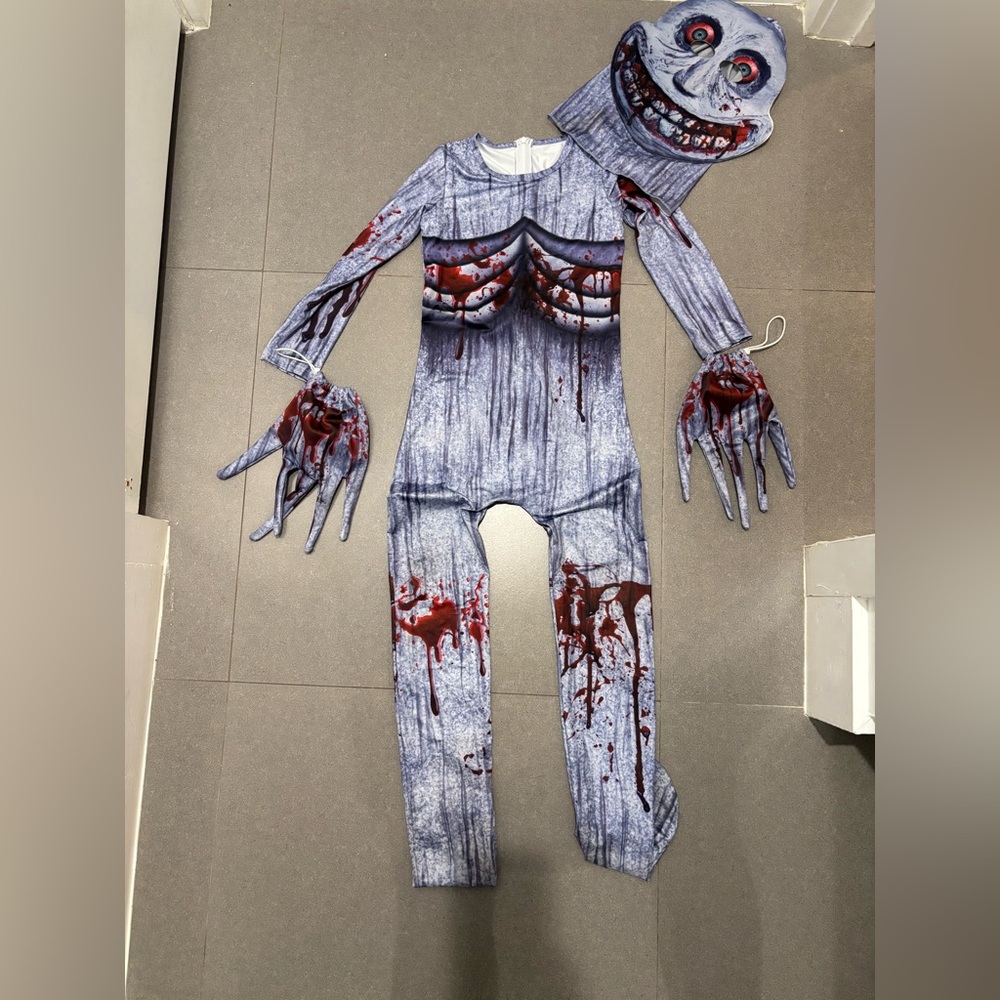 Man from the Window Kids Zombie Costume with Gloves